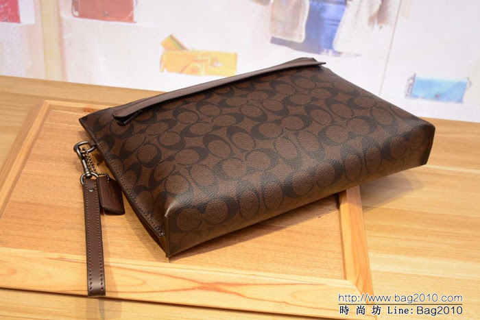 COACH蔻馳 Coach28614 29508新款 男士大手拿包 手腕包  Chz1435